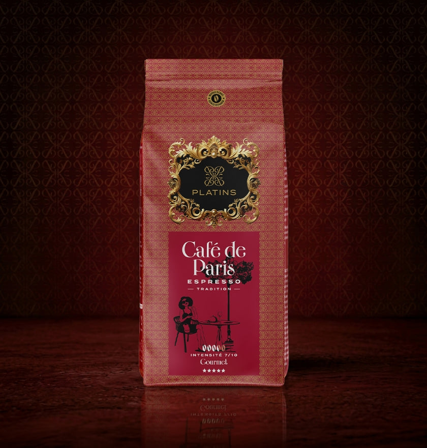 PLATINS Café de Paris – 1 kg Kaffeepackung