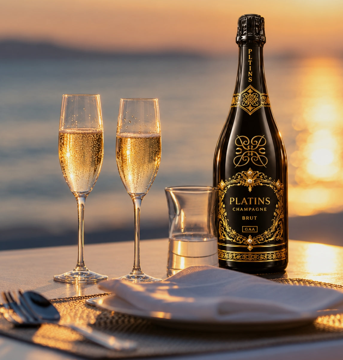 PLATINS Champagner – Produktansicht 2